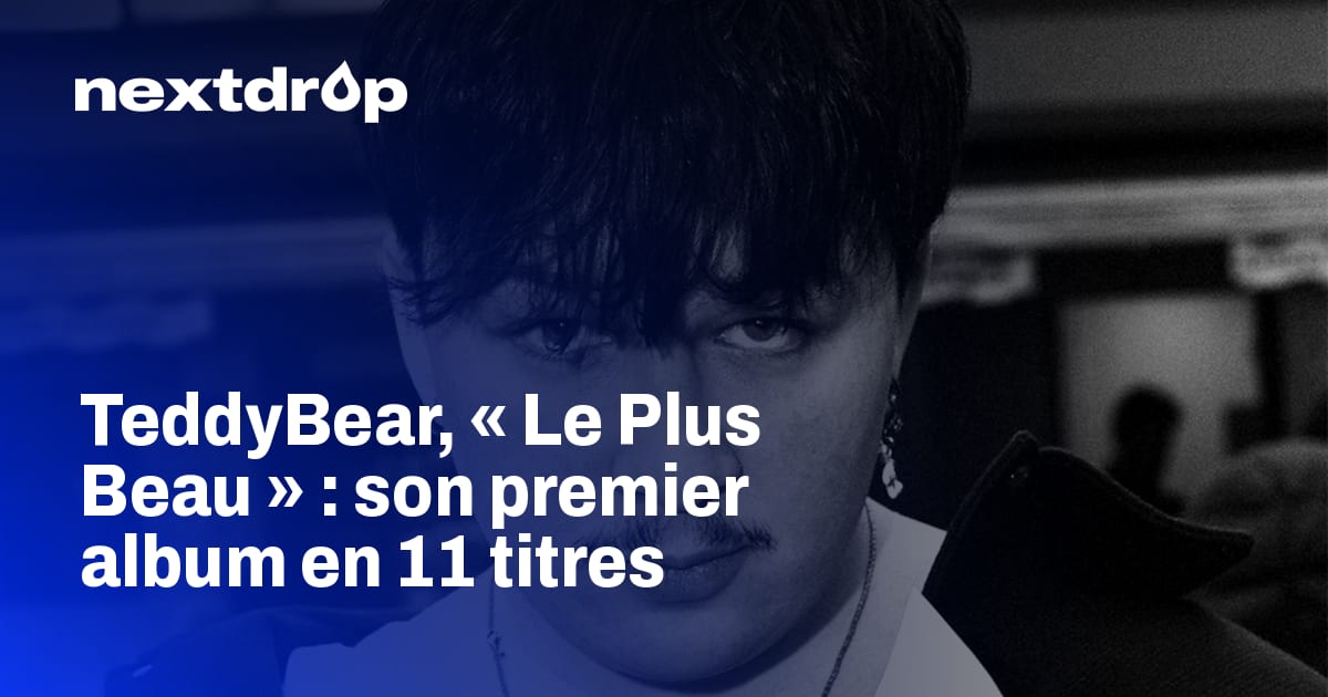 Portrait de TeddyBear, artiste belge, pour la sortie de son premier album Le Plus Beau